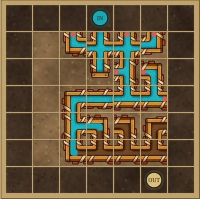 Aqueducts puzzle board