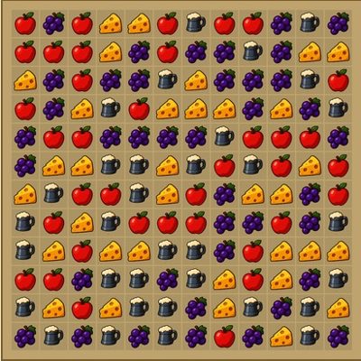 Harvest puzzle board