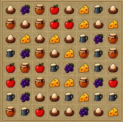 Treasure puzzle board